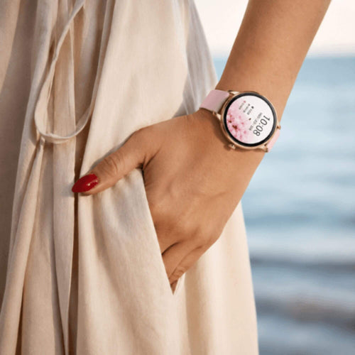 VANOVAA Smartwatch Femme – Montre Connectée AMOLED Appels Bluetooth & Suivi Santé