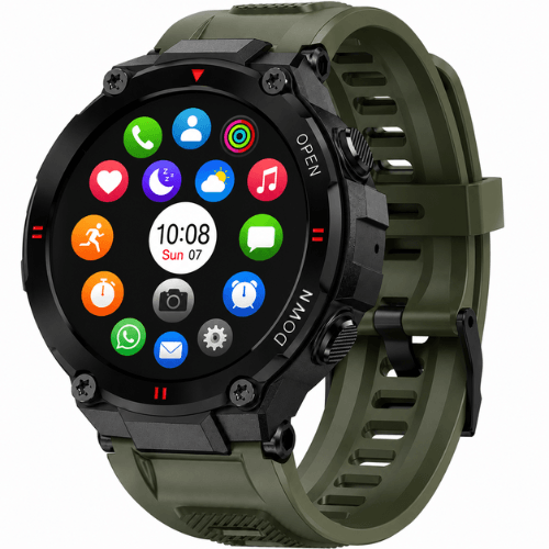 VANOVAA Smartwatch Homme 1,39" – Appels Bluetooth, 120+ Sports, Cardio SpO2, IP68